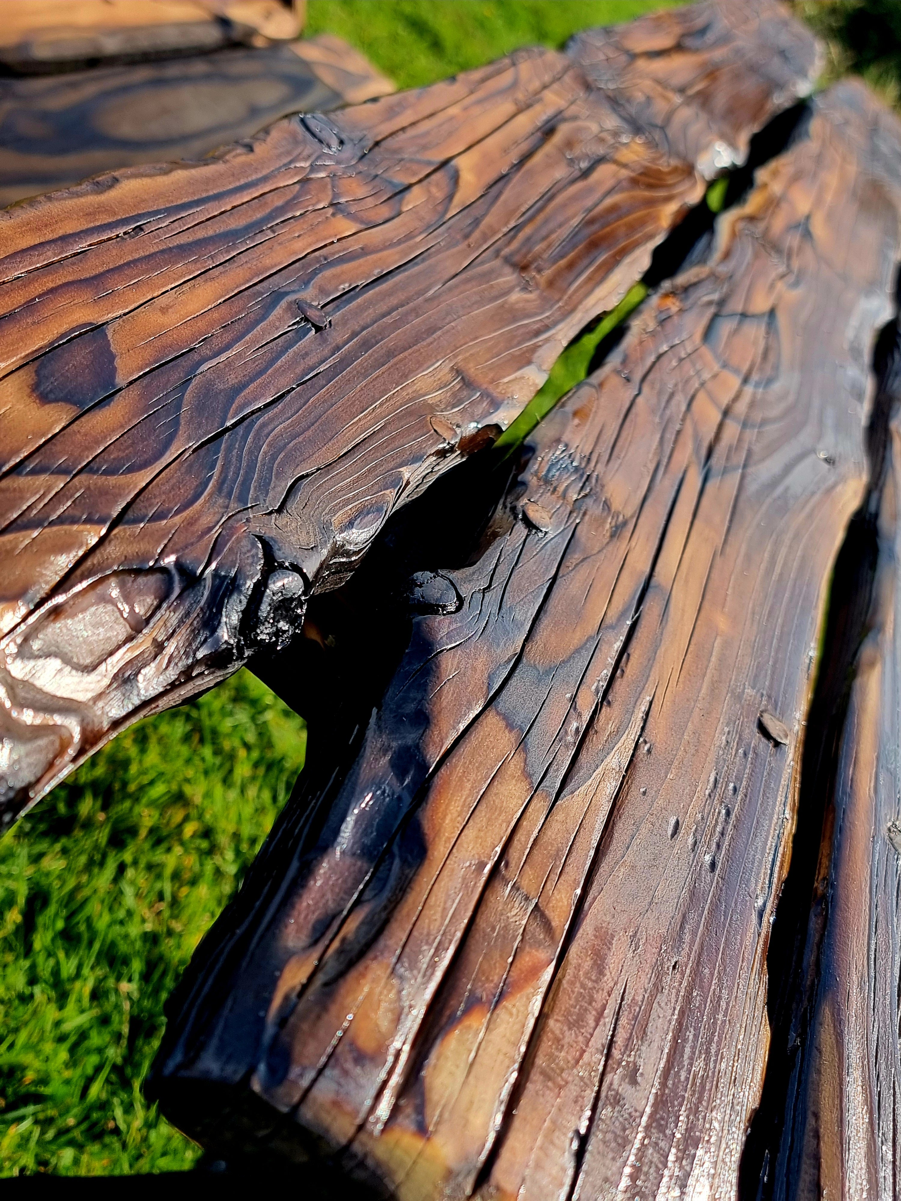 Woodburned Wood Garden Furniture Services on Custom Design (Ireland) — The Whisper of the Forest