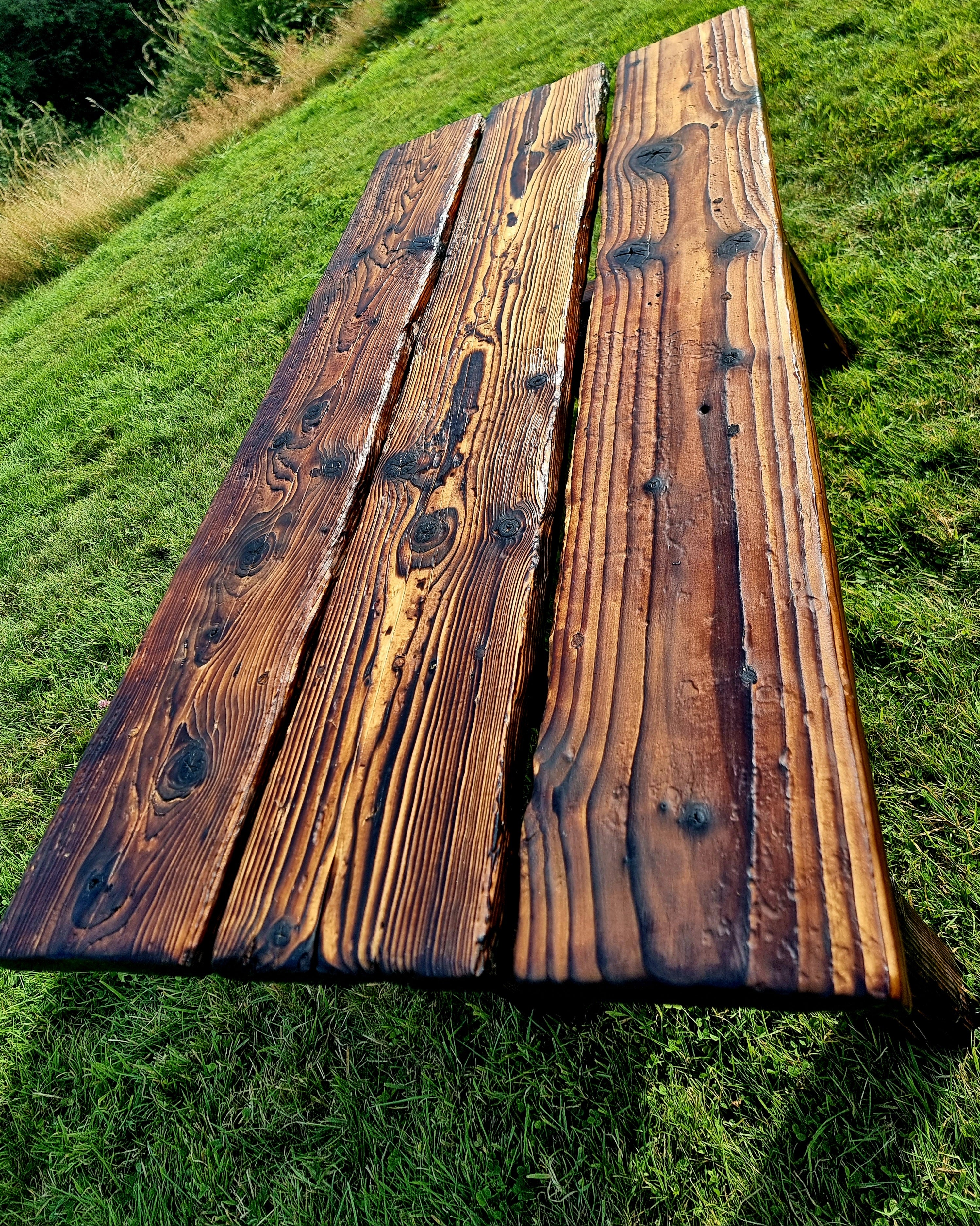 Woodburned Wood Garden Furniture Services on Custom Design (Ireland) — The Whisper of the Forest