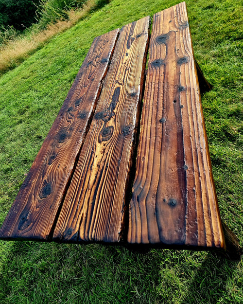 Woodburned Wood Garden Furniture Services on Custom Design (Ireland) — The Whisper of the Forest