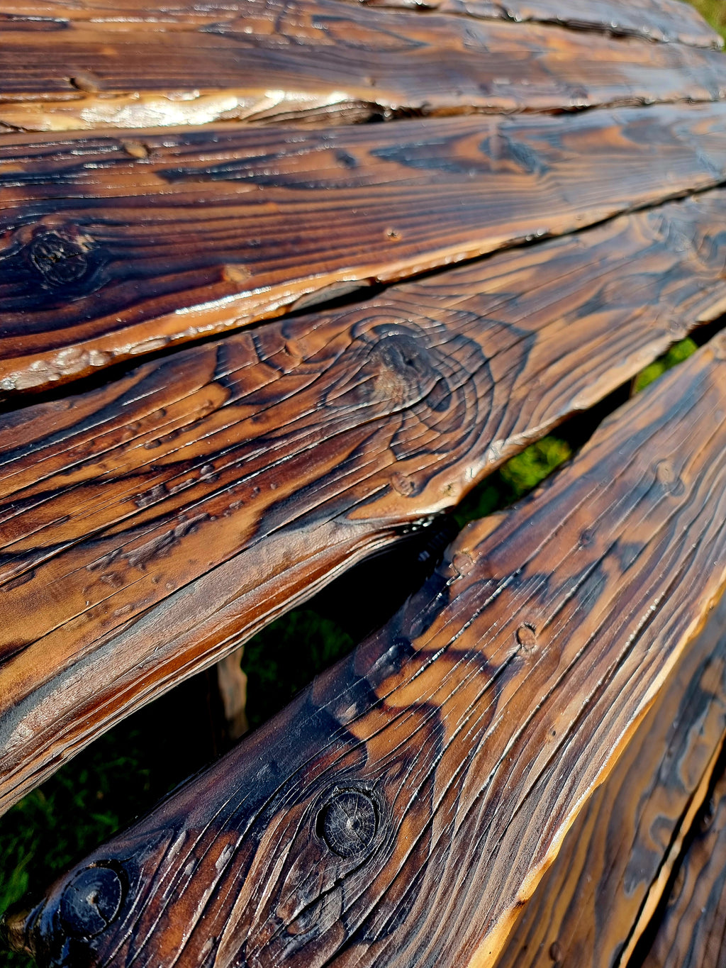 Woodburned Wood Garden Furniture Services on Custom Design (Ireland) — The Whisper of the Forest